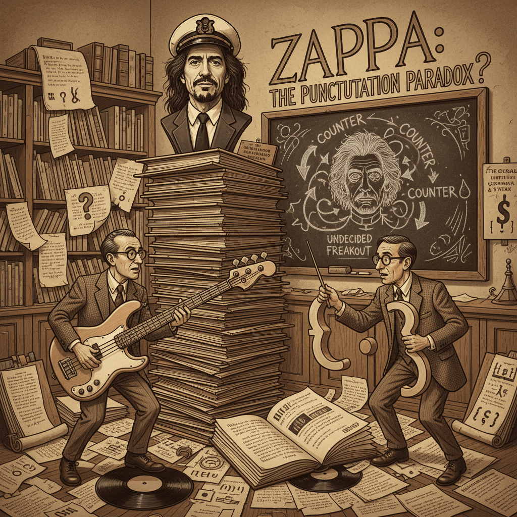 Unsure if Zappa was counter or counter-counter, definitely unsure of punctuation