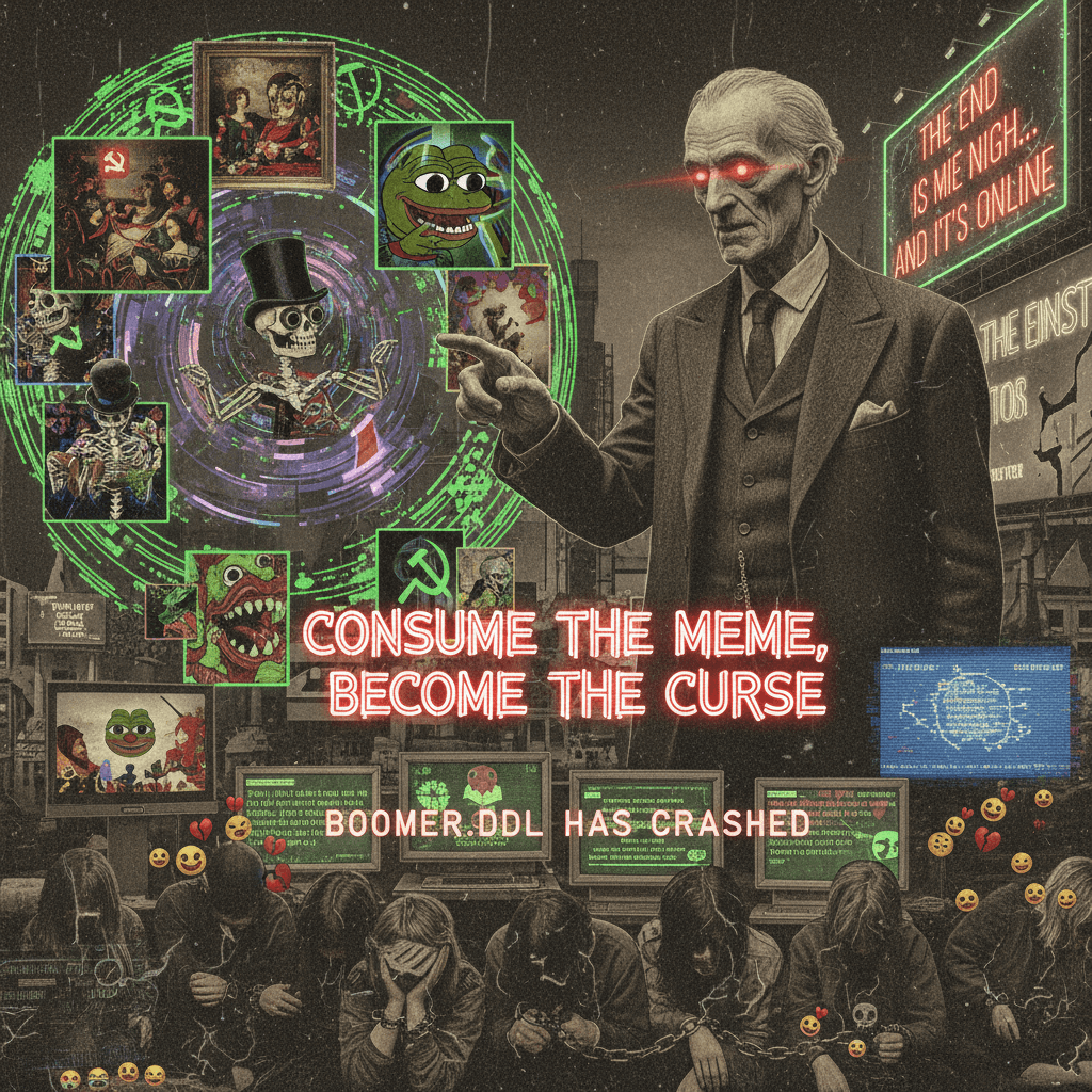 grandpa discovered leftist memes and cursed us all