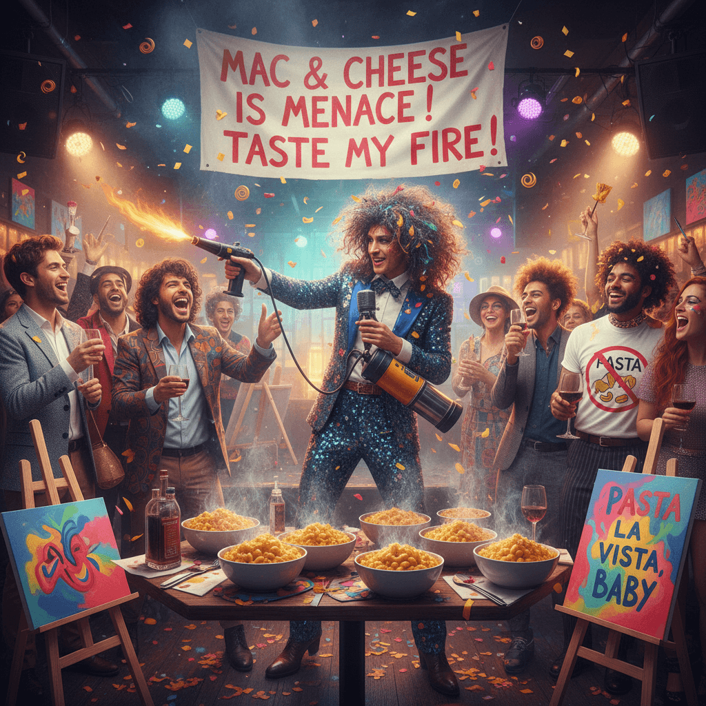 showed up to the wrong event and roasted everyone's pasta