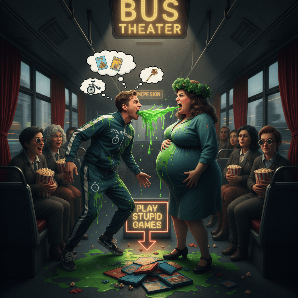 man argues with pregnant woman, immediately regrets all life choices