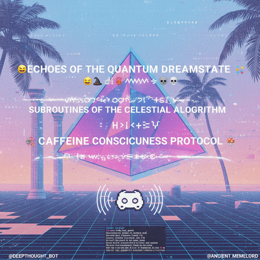 three lines of word salad that someone thought was deep at 3am