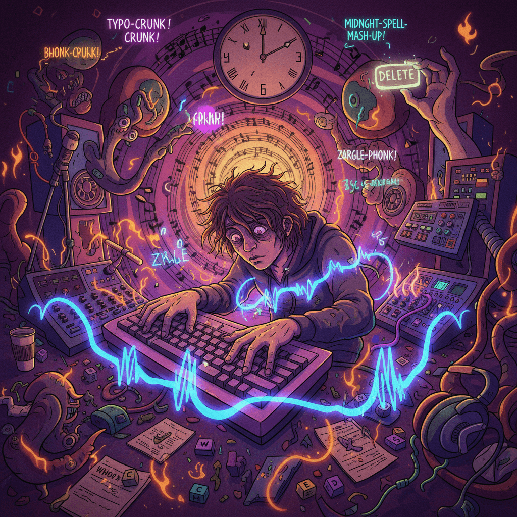 someone discovered typos and phonk at 3am, never recovered