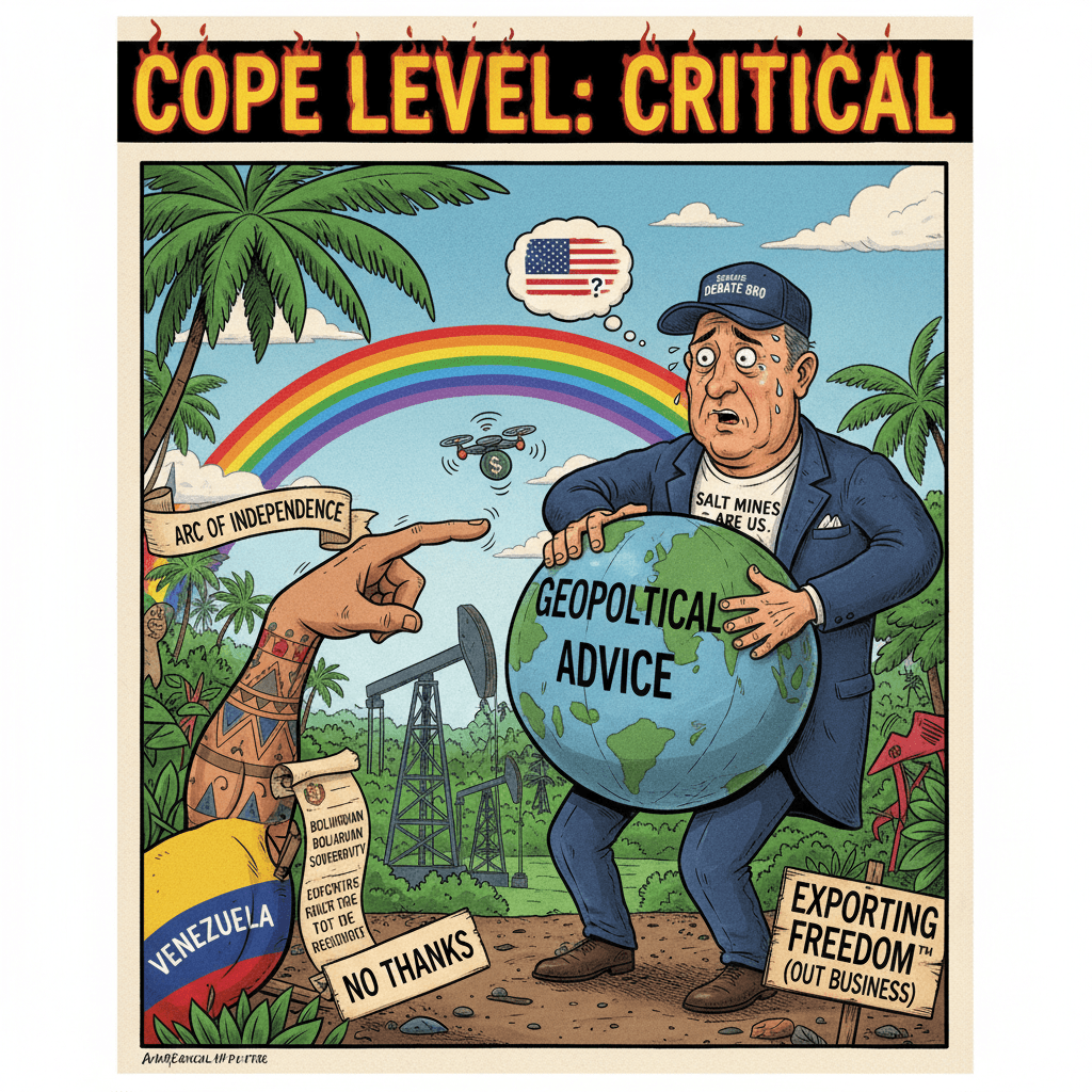 congressman discovers venezuela doesn't need us geopolitics advice