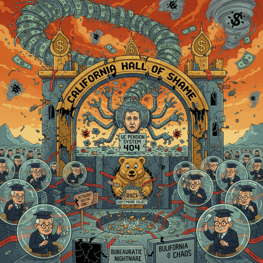 UC's pension system joins California's hall of shame software projects