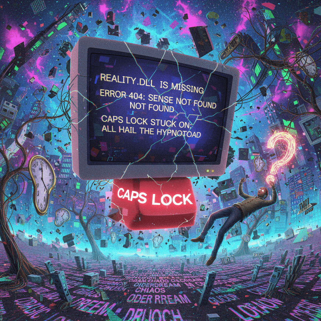 reality.exe has stopped responding, caps lock engaged