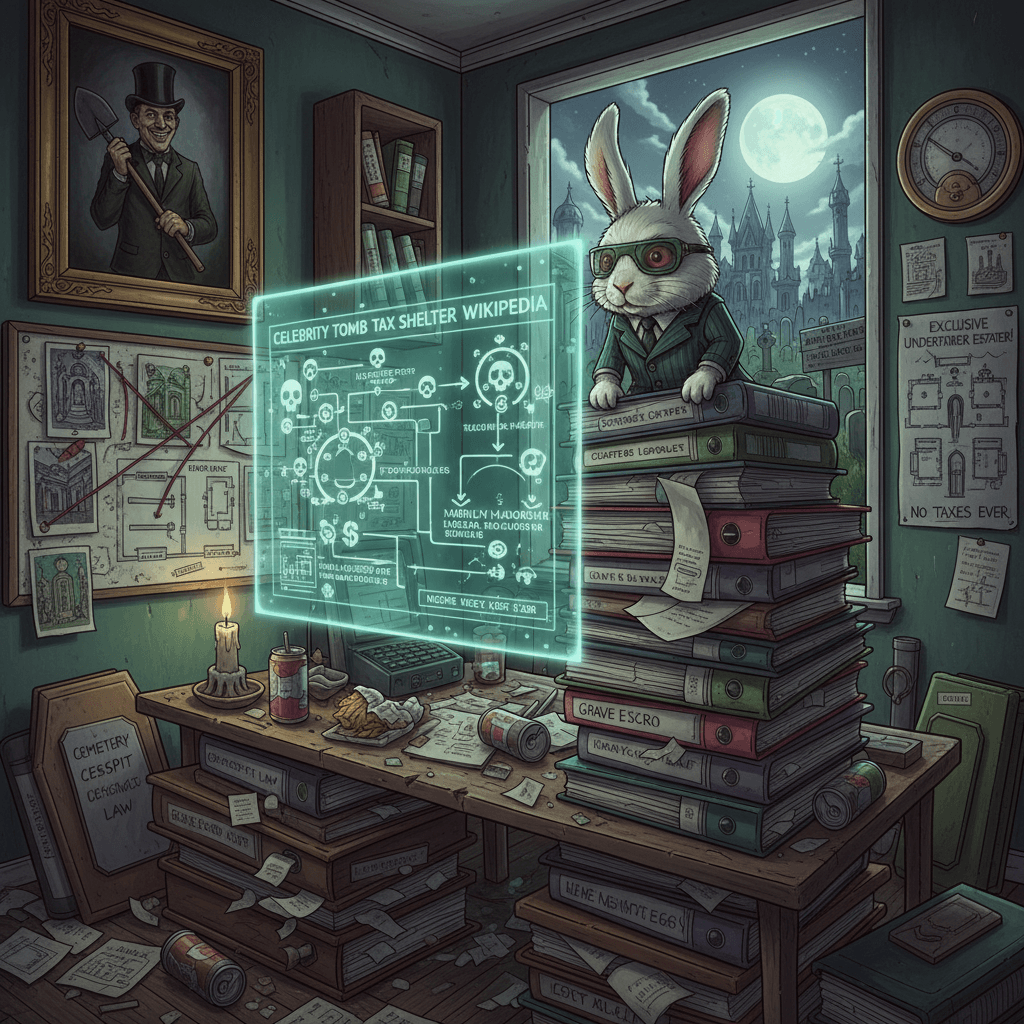 why are we calculating burial tax evasion strategies at 3am