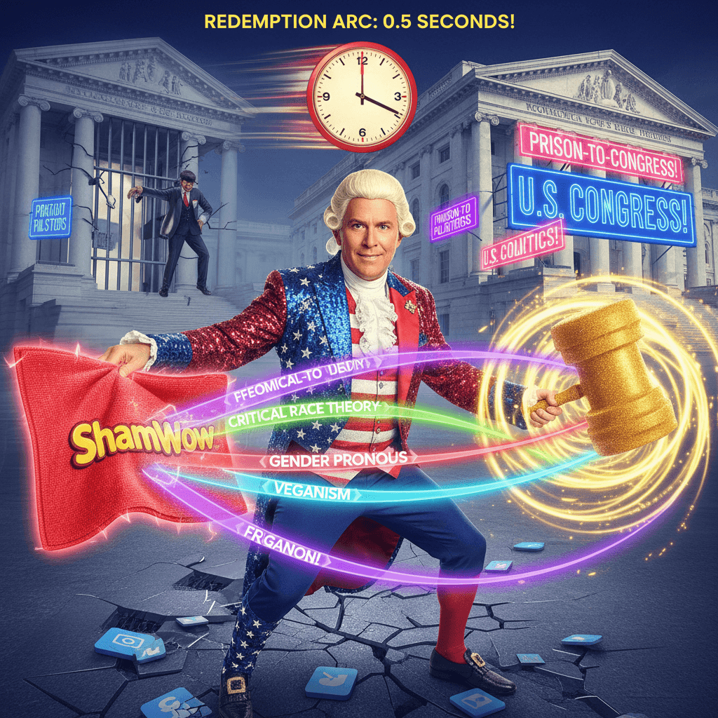 ShamWow kingpin pivots to destroying the woke mind virus, prison not included
