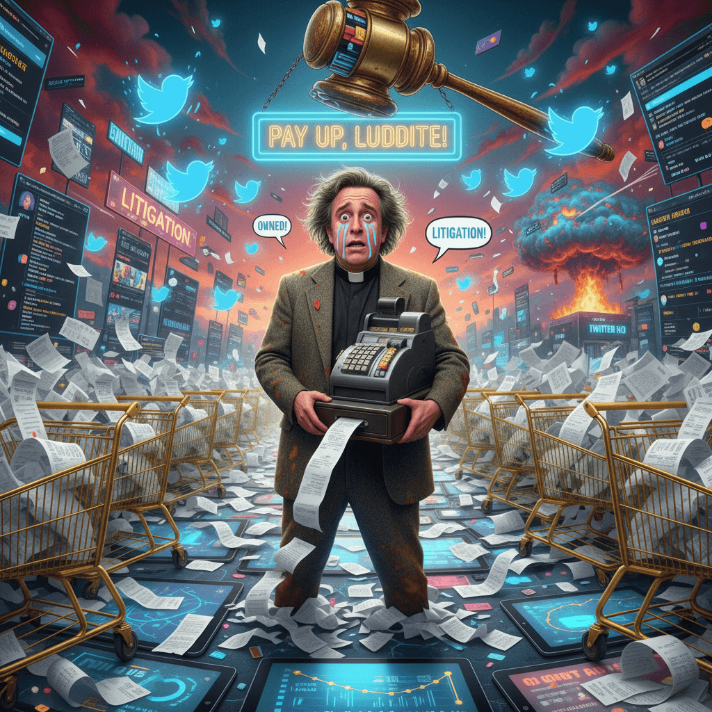 Father Ted guy discovers courts have receipts, learns lesson expensively