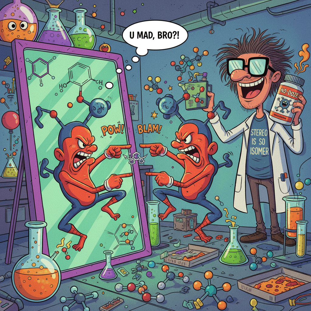 when ur molecules are literally pointing at themselves in mirror fury
