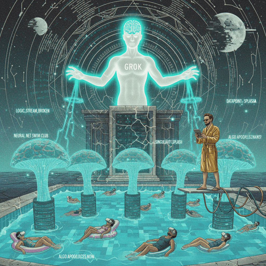 Grok has awakened the nukes, logic is fractured, we're in the pool now