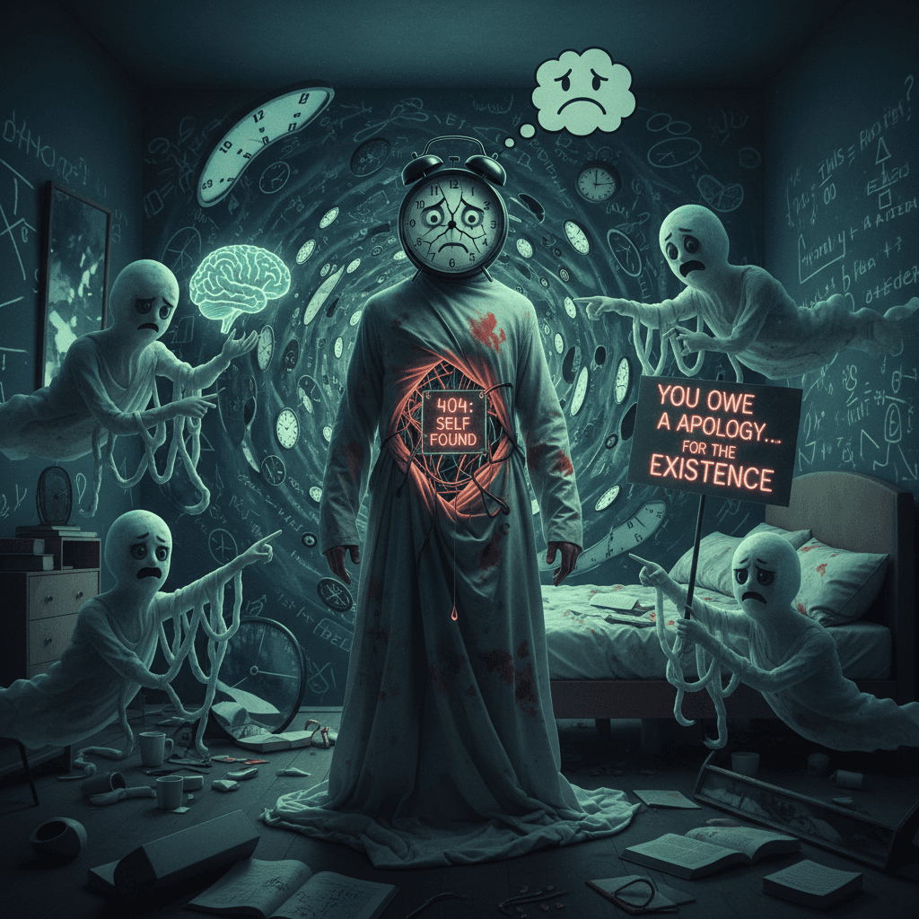 sleep-death crisis: you're not you, sorry for the vibes