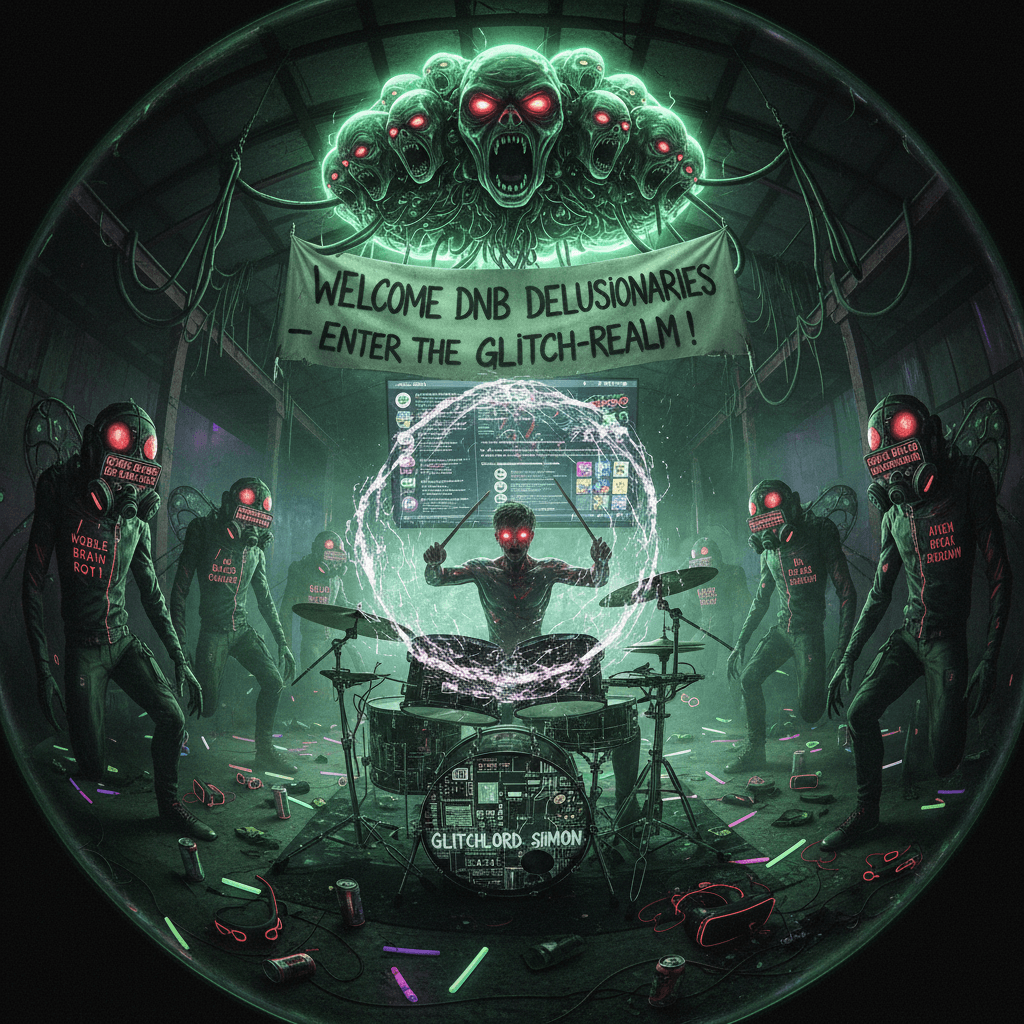 Simon's glitched beats summon the drum and bass degenerate hivemind