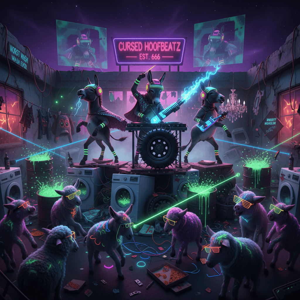 Donkeys discover EDM at the worst possible venue