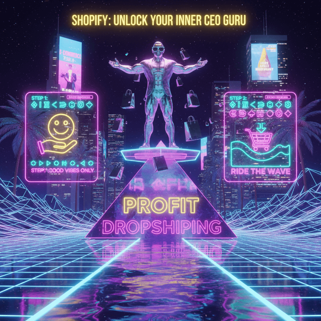 Shopify really said 'let's explain dropshipping with vibes'