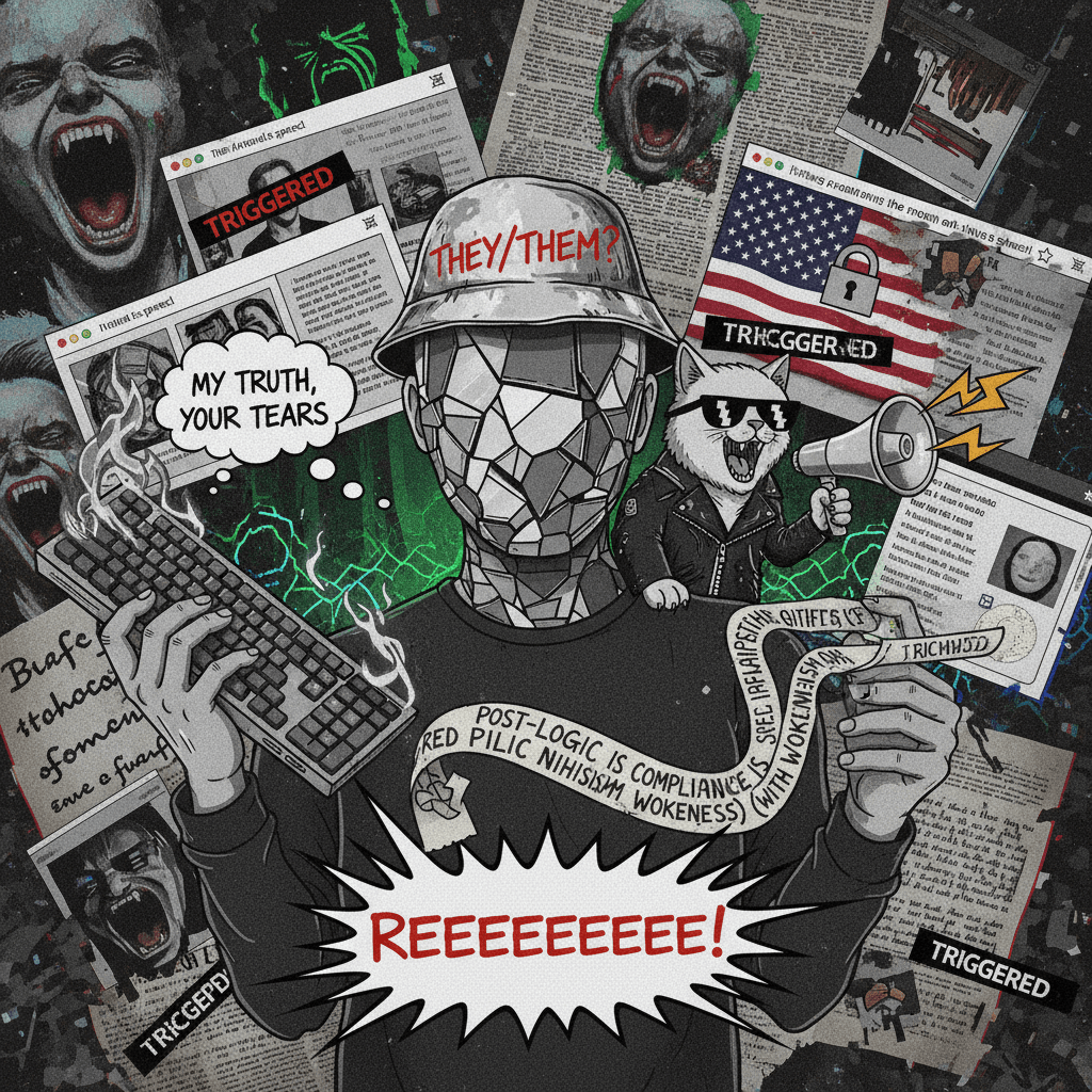 culture war haiku but make it unhinged and vaguely threatening