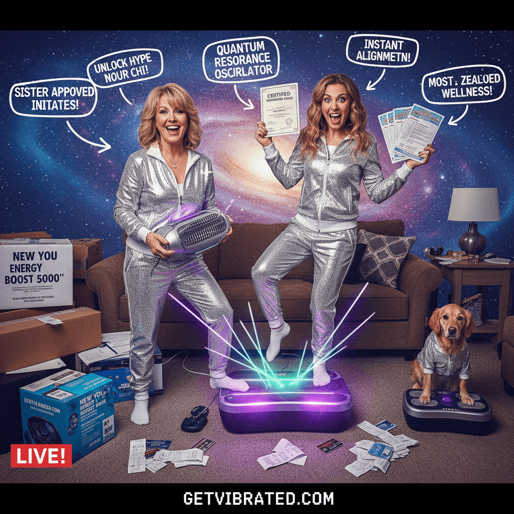 I mocked my sister's vibration plate then became her most zealous convert