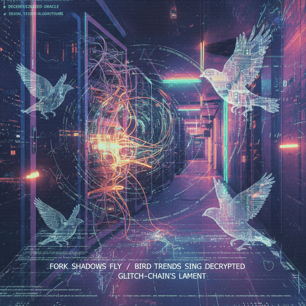 decentralized nonsense about shadowy code forks and bird trends