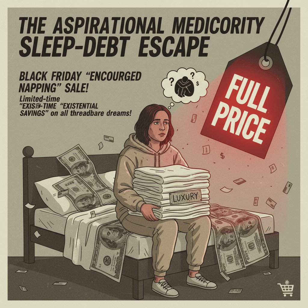 sleeping in encouraged: the existential crisis of paying full price for sheets