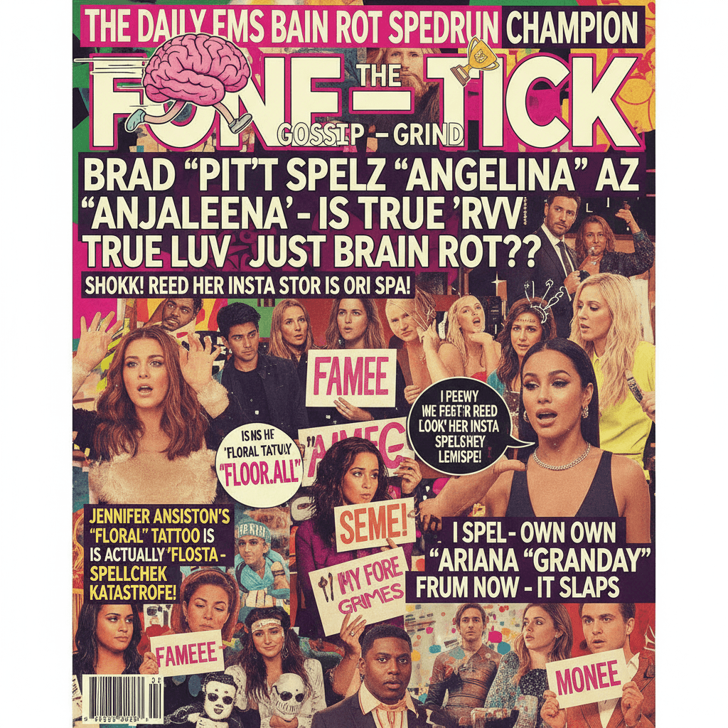 gossip-brain rot speedrun: misspell it til it slaps