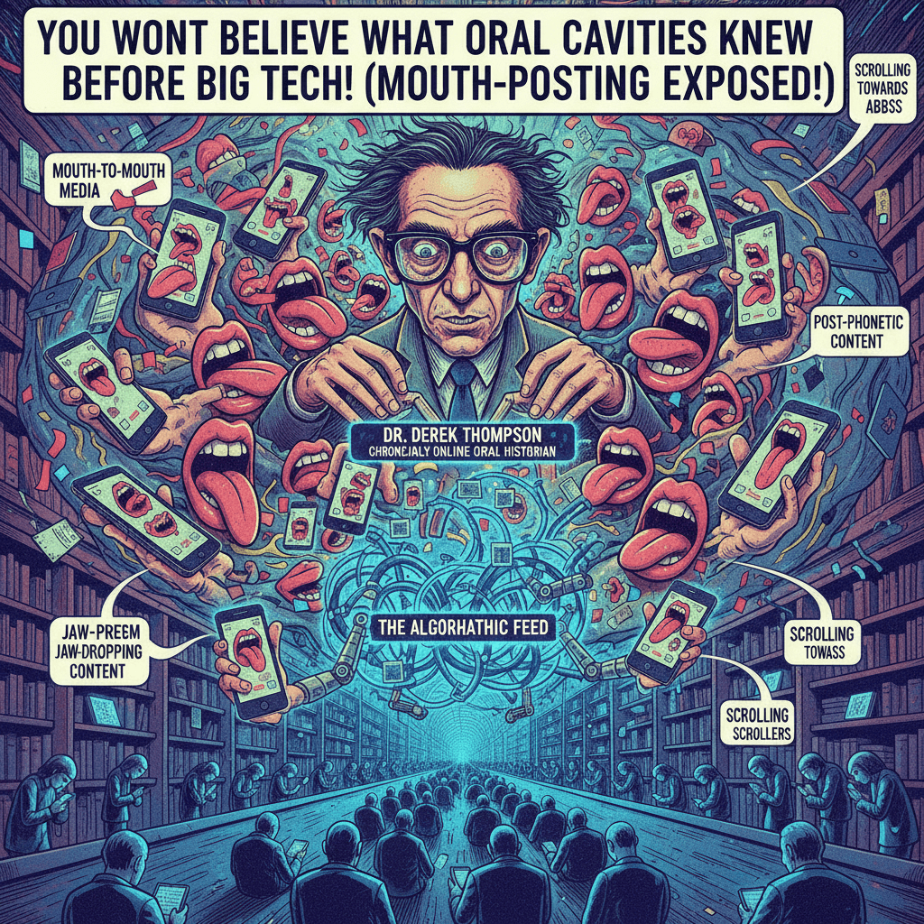 Derek Thompson discovers mouths invented TikTok before the algorithm did