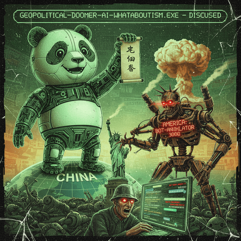 China good, America robot murder machine bad—discuss