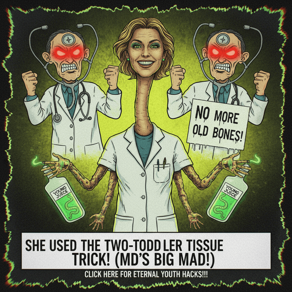 Woman needs double young transplant tissues (doctors hate this one weird trick)