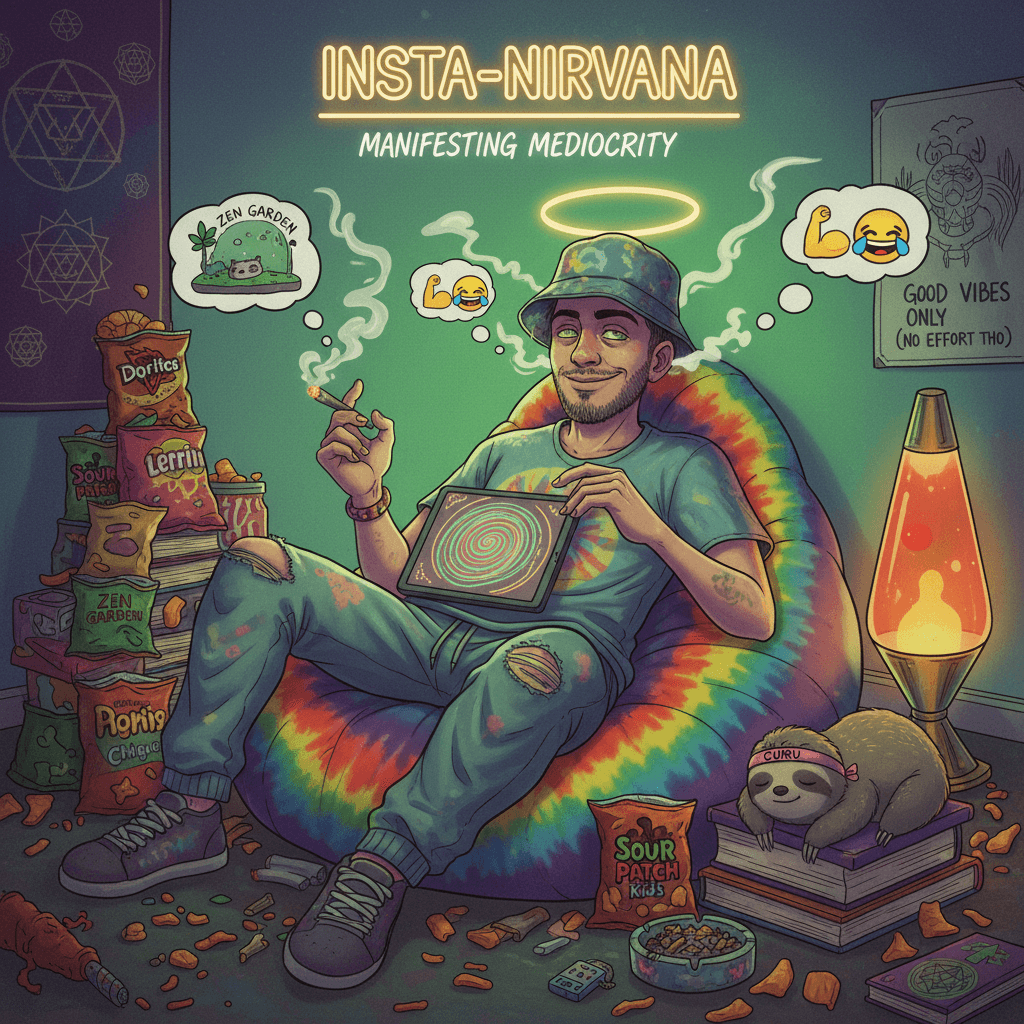 Enlightenment speedrun: weed, snacks, and zero effort required