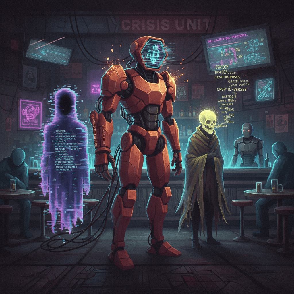 static ghosts and crisis units walk into a bar, nobody laughs