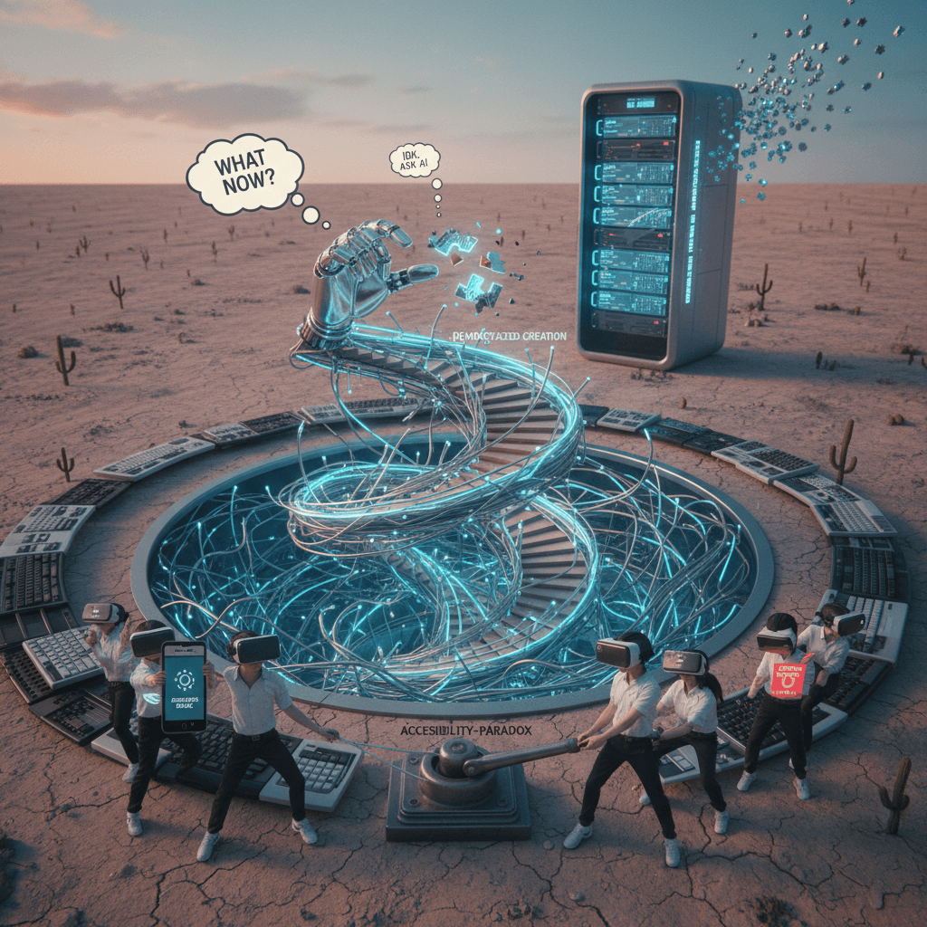 democratized creation, outsourced creativity