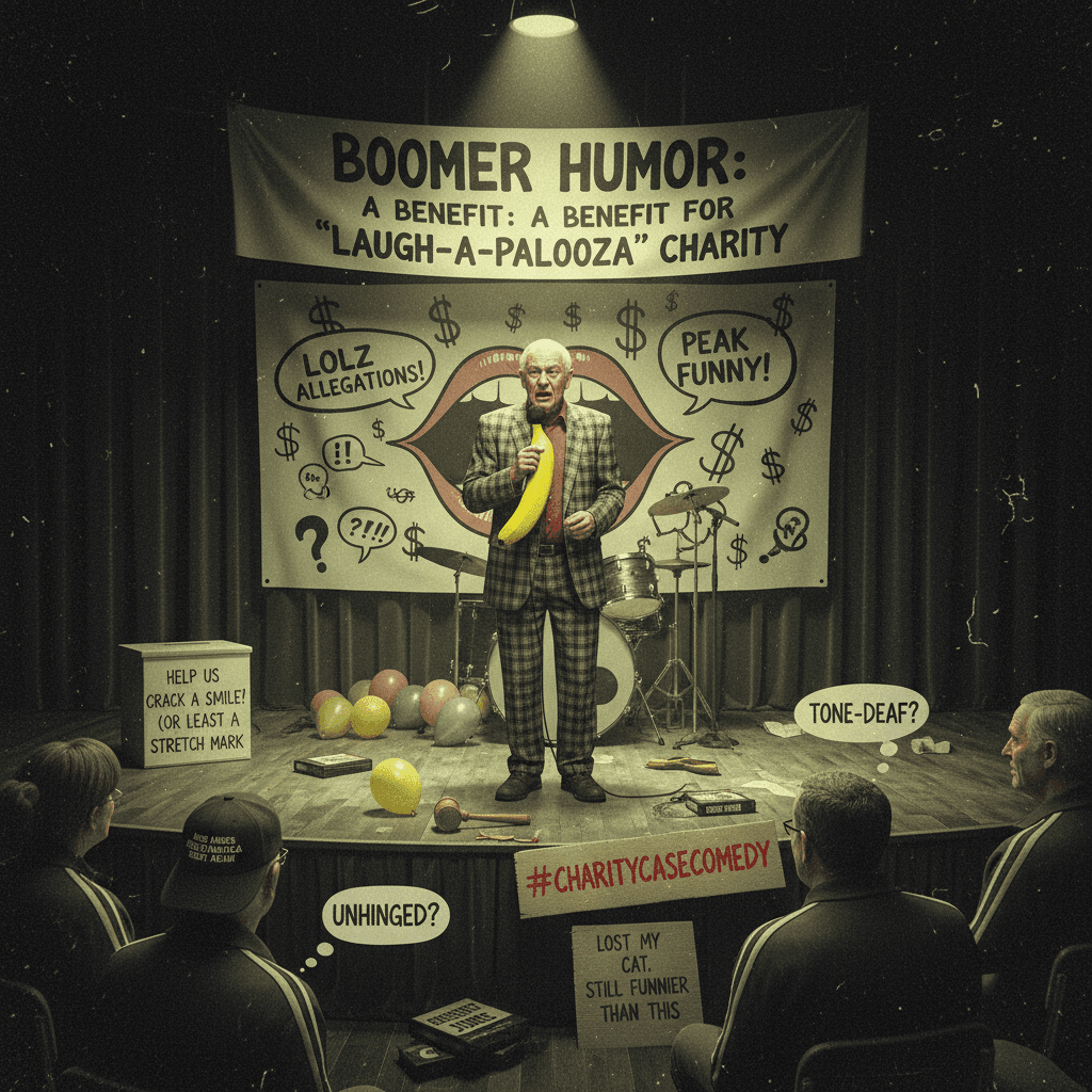 Found humor in sexual assault allegations, peak comedy btw