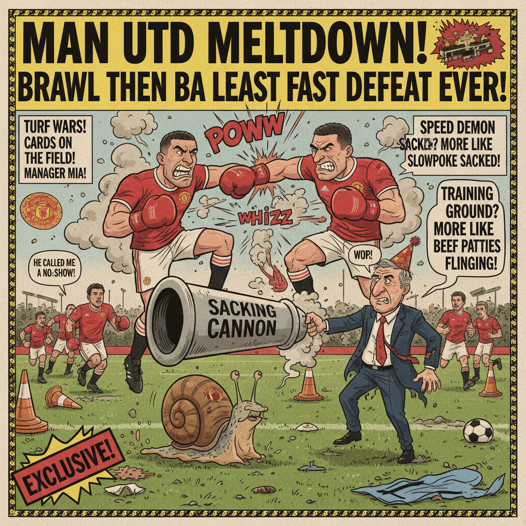 Man United chaos: fought then fired, truly the slowest L in football
