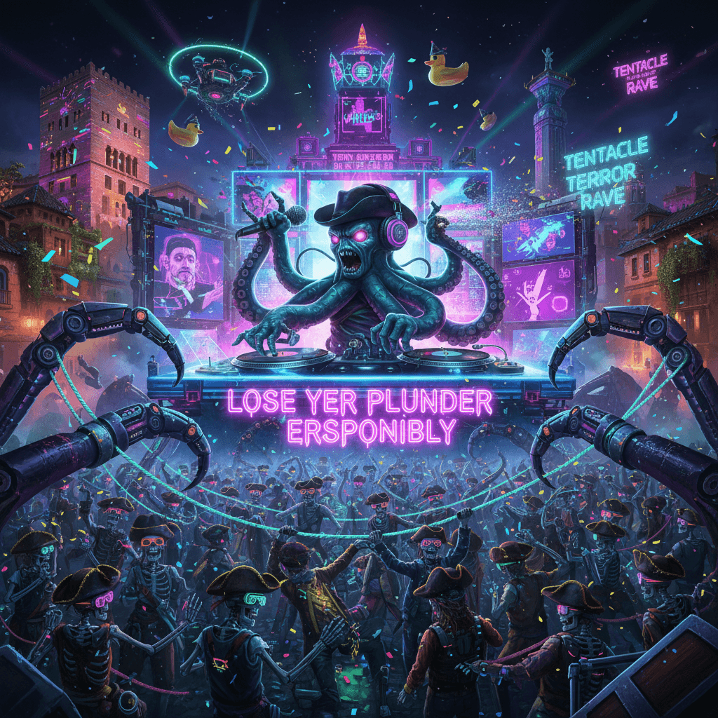 Octopus DJ in Granada wants you to lose pirates responsibly