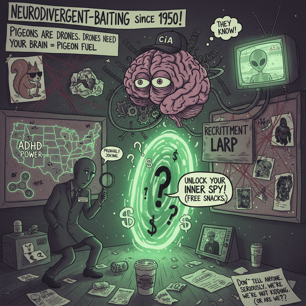 CIA wants YOUR ADHD brain (they're joking... probably)