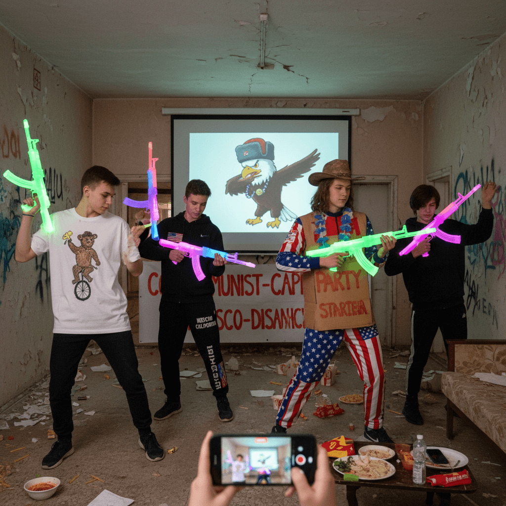 Russian teens found the most ironic subculture possible