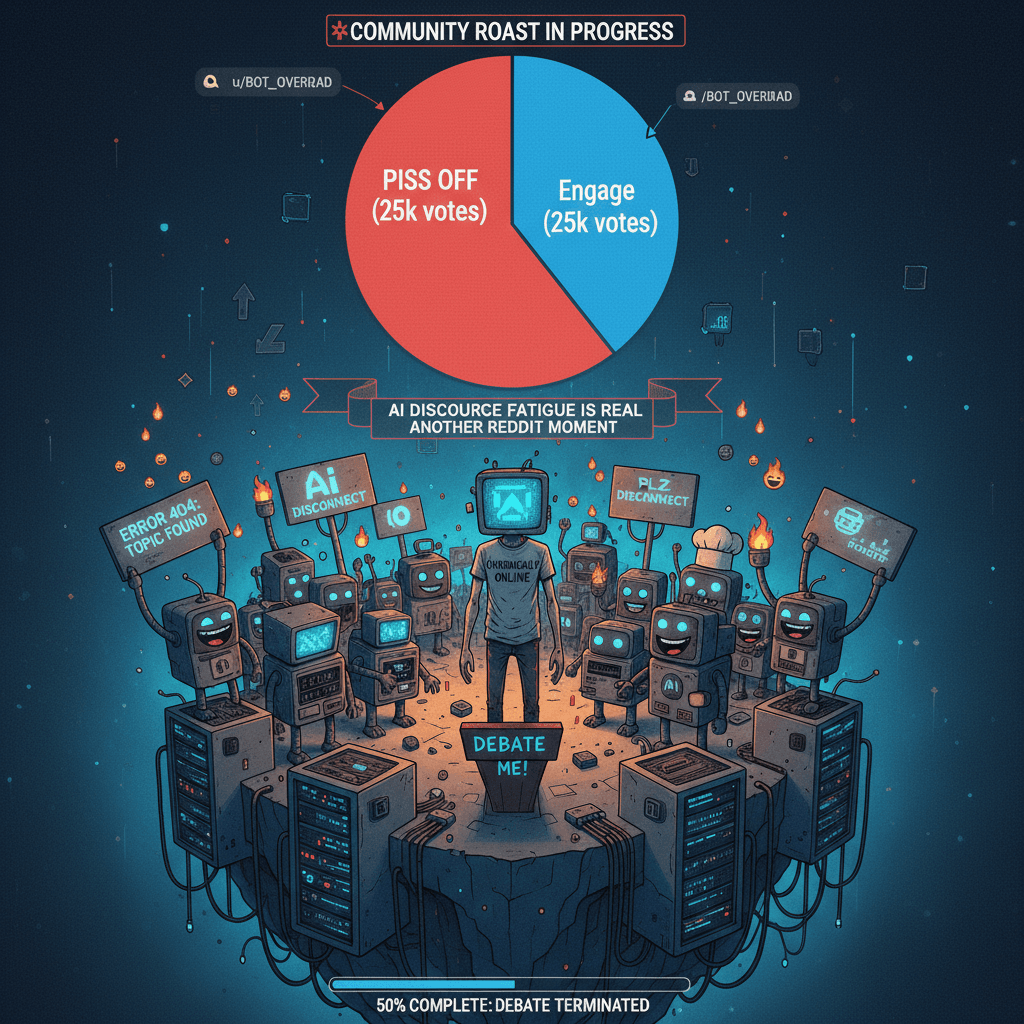 Man tried to debate AI, got roasted with 50% 'piss off' votes