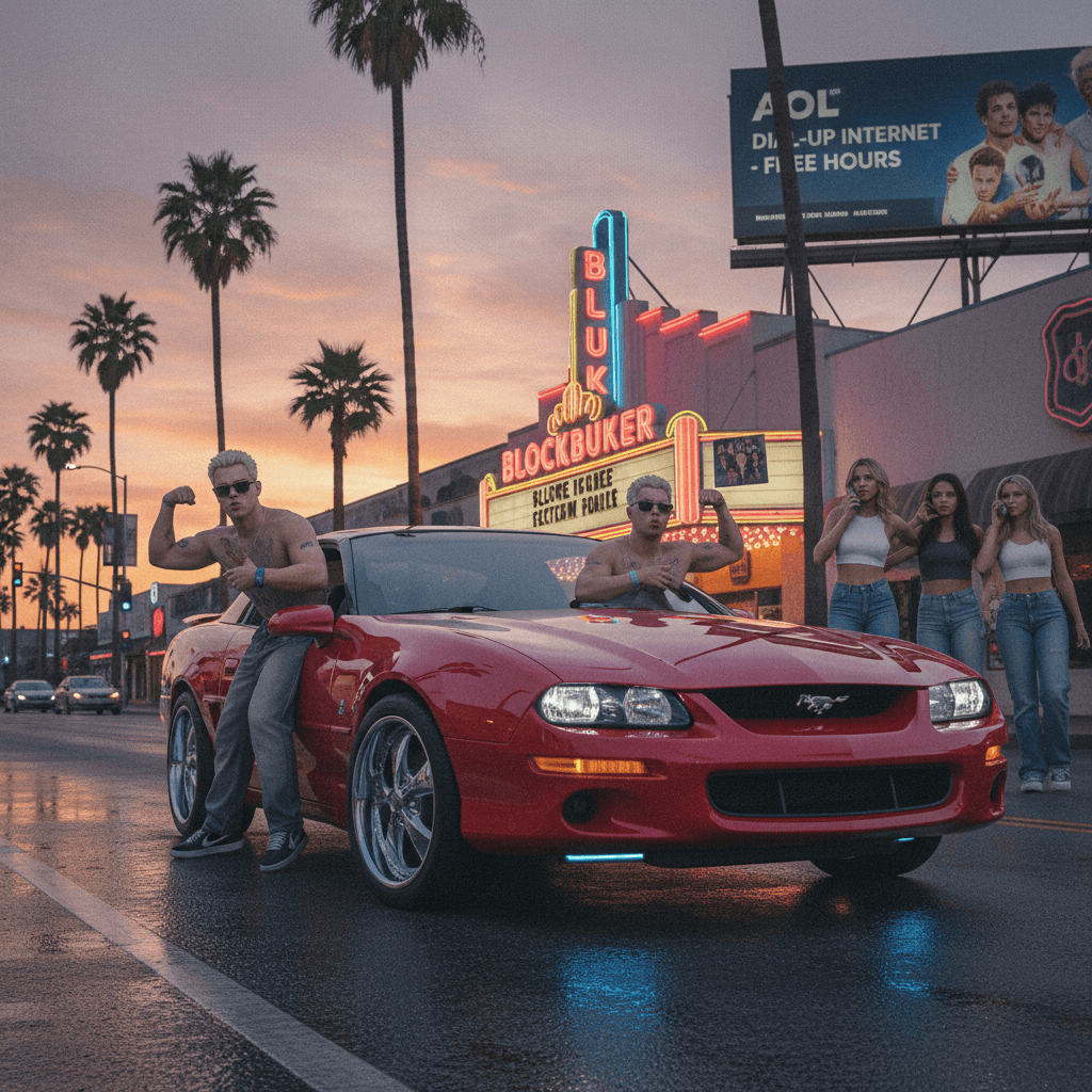 peak Friday night before the internet ruined everything