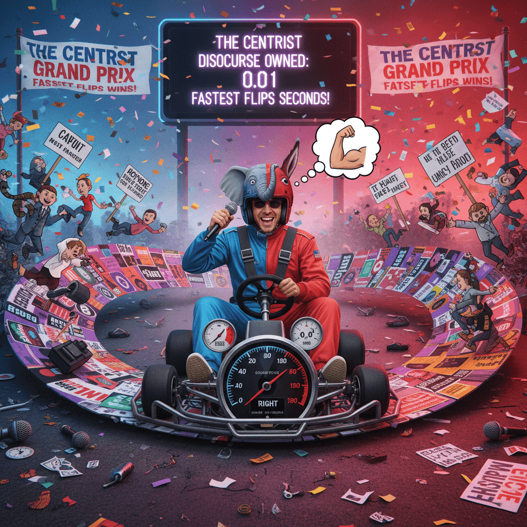 Speedrunning political spectrum to own the discourse