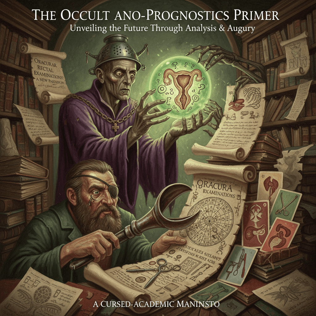 Peer-reviewed proctology meets mystical divination in this essential treatise