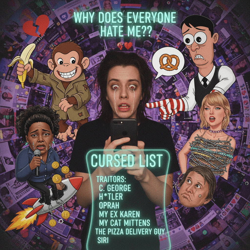 everyone from curious george to hitler betrayed me, apparently