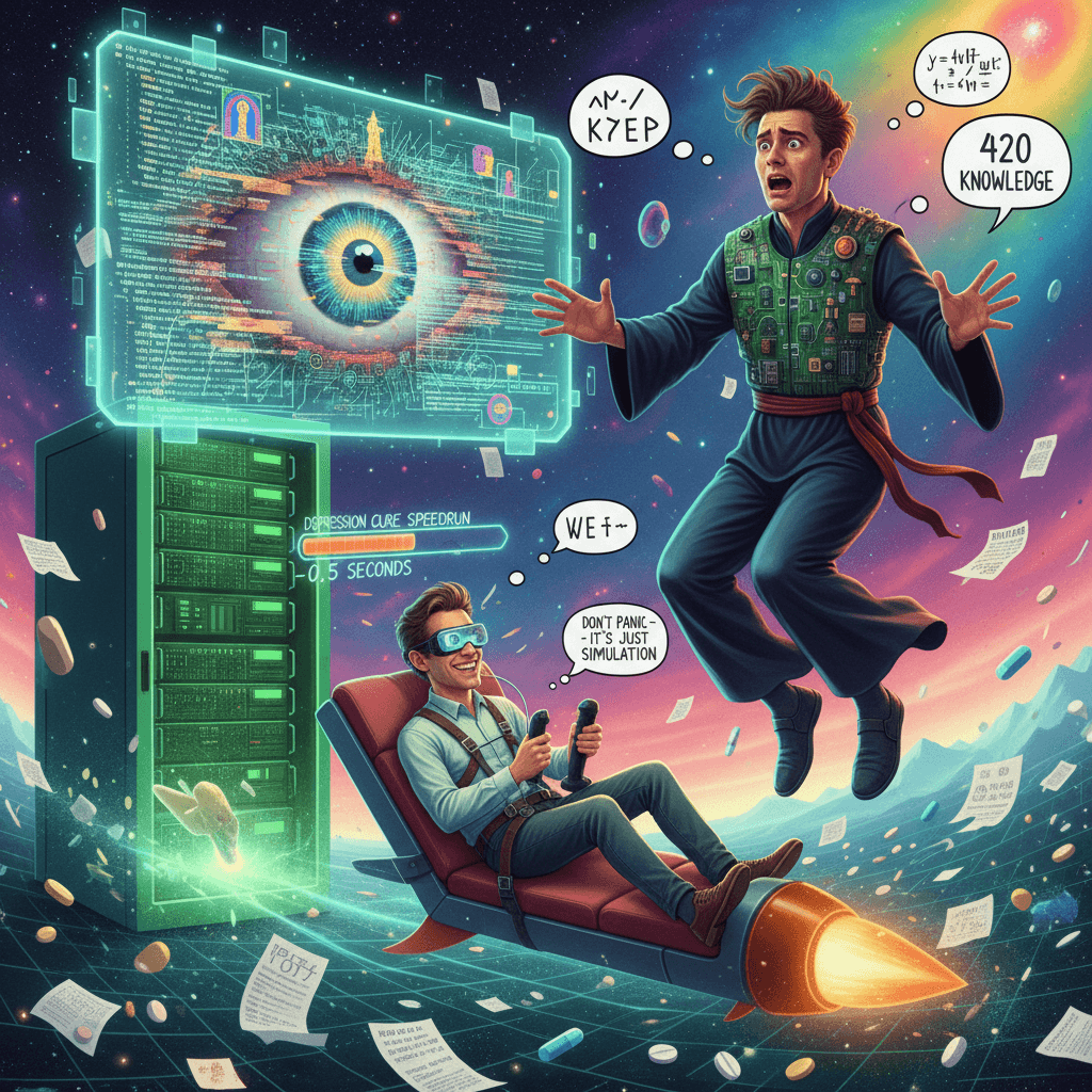 one guy's god-seeing nervous breakdown cured my mental health