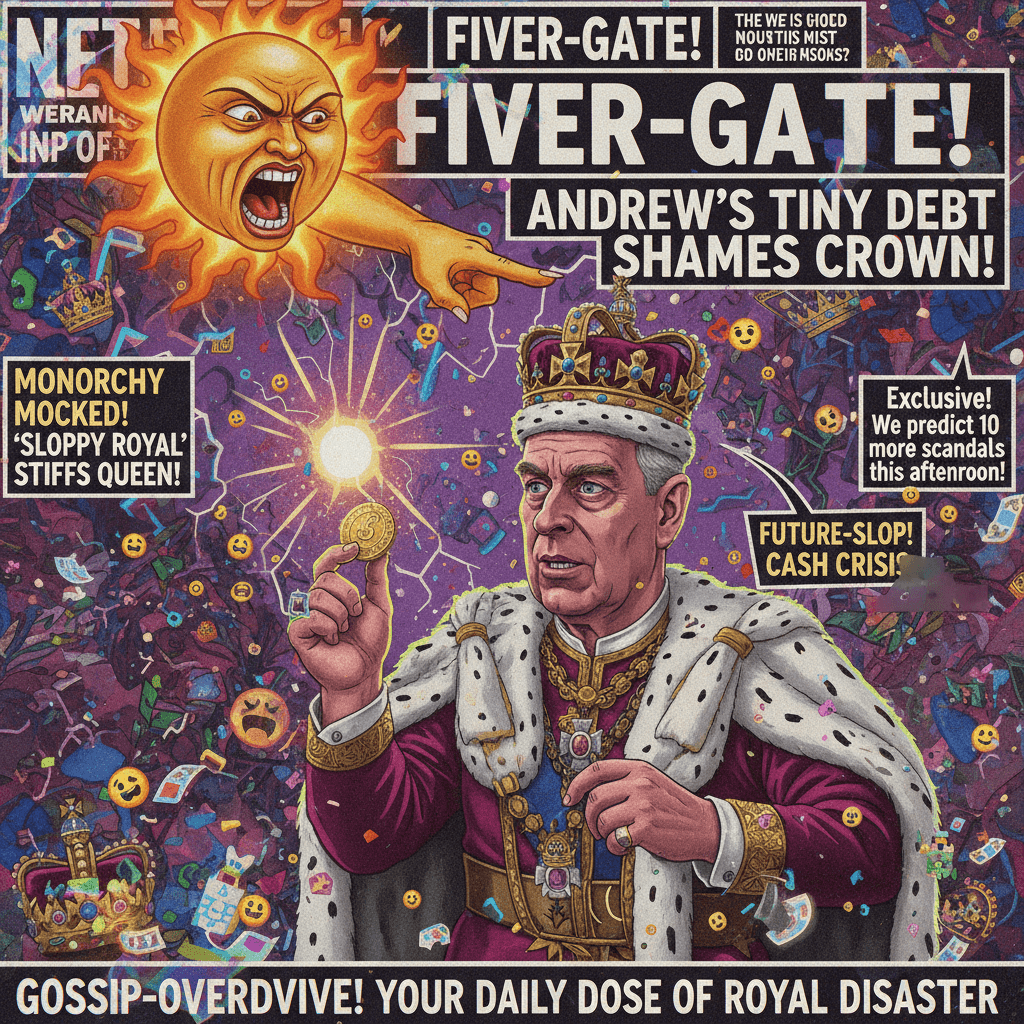 Royal credit card fraud: The Sun discovers Prince Andrew owes the monarchy a fiver