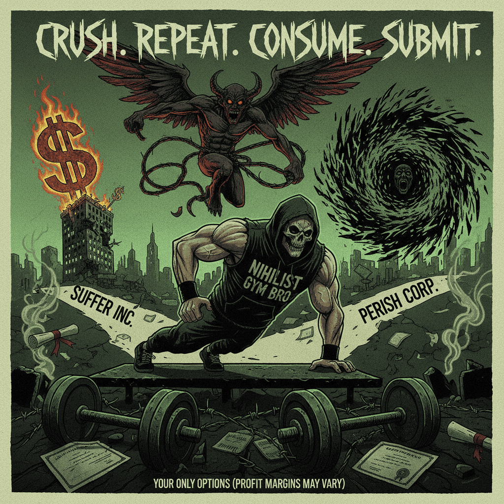 suffer or perish: your only two career paths