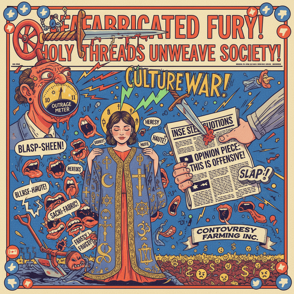 Spectator cranks outrage dial to 11 over designer respecting own religion