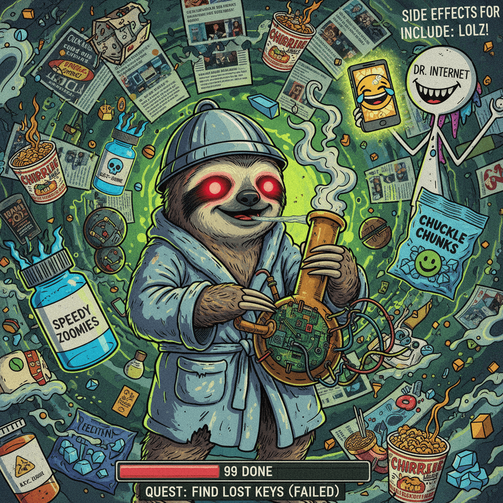 ADHD speedrun: laziness disease + meth prescription = comedy gold