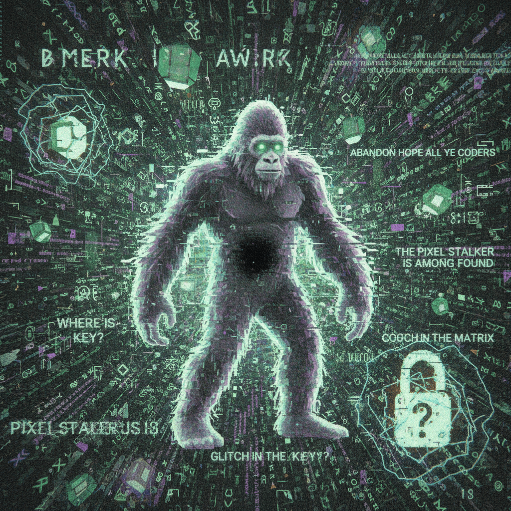 bigfoot haunts the pixel singularity via broken cryptography