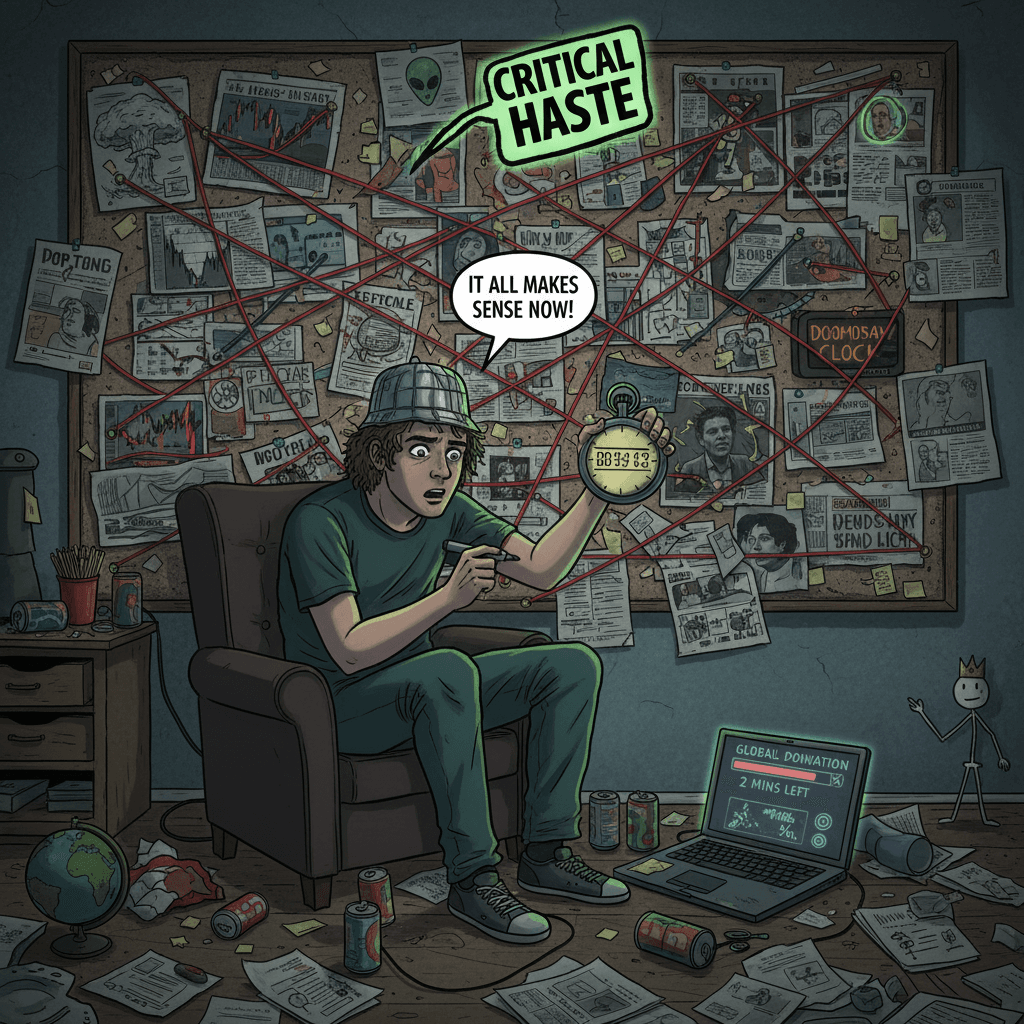 bro connected every global event like a conspiracy board in 3 minutes