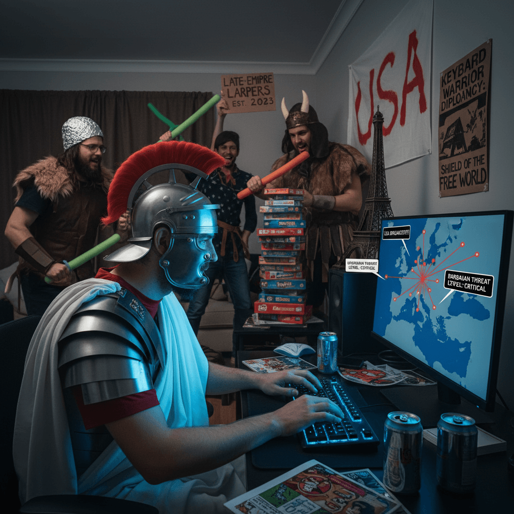 USA demanding Europe get its act together or face barbarian hordes