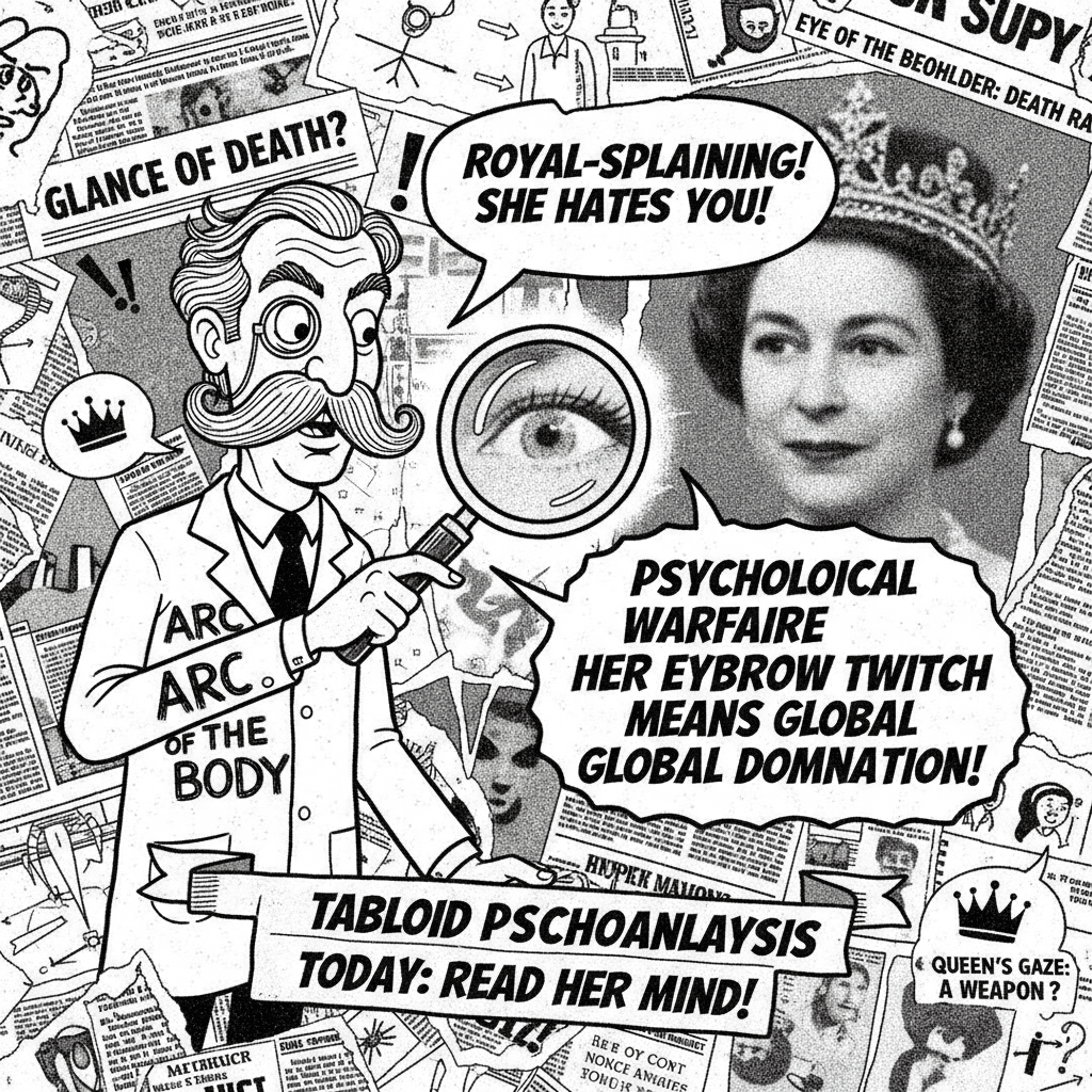 body language expert decodes a glance, declares psychological warfare