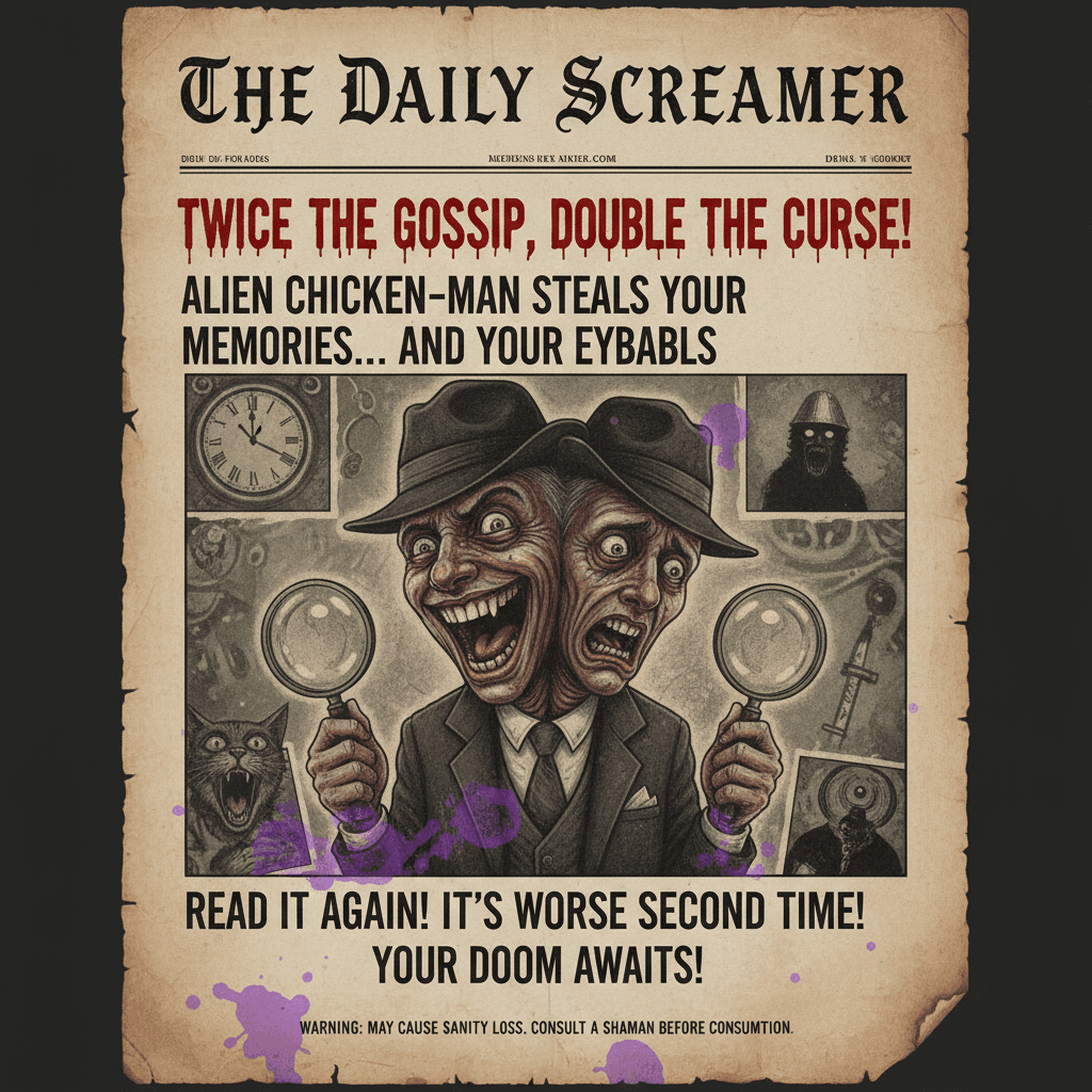 Tabloid headline hits different when you read it twice