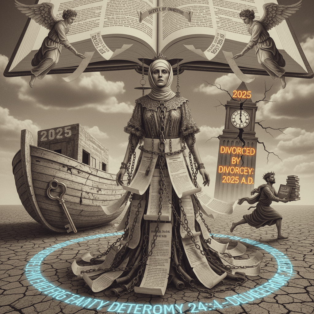 She trembles not in love, but in pure legal servitude